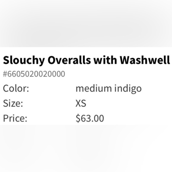 GAP NWT Slouchy Overalls with Washwell - xs - Picture 4 of 4